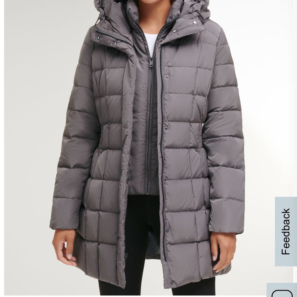 Cole Haan Signature Hooded Taffeta Down Coat
NEW WITH TAGS